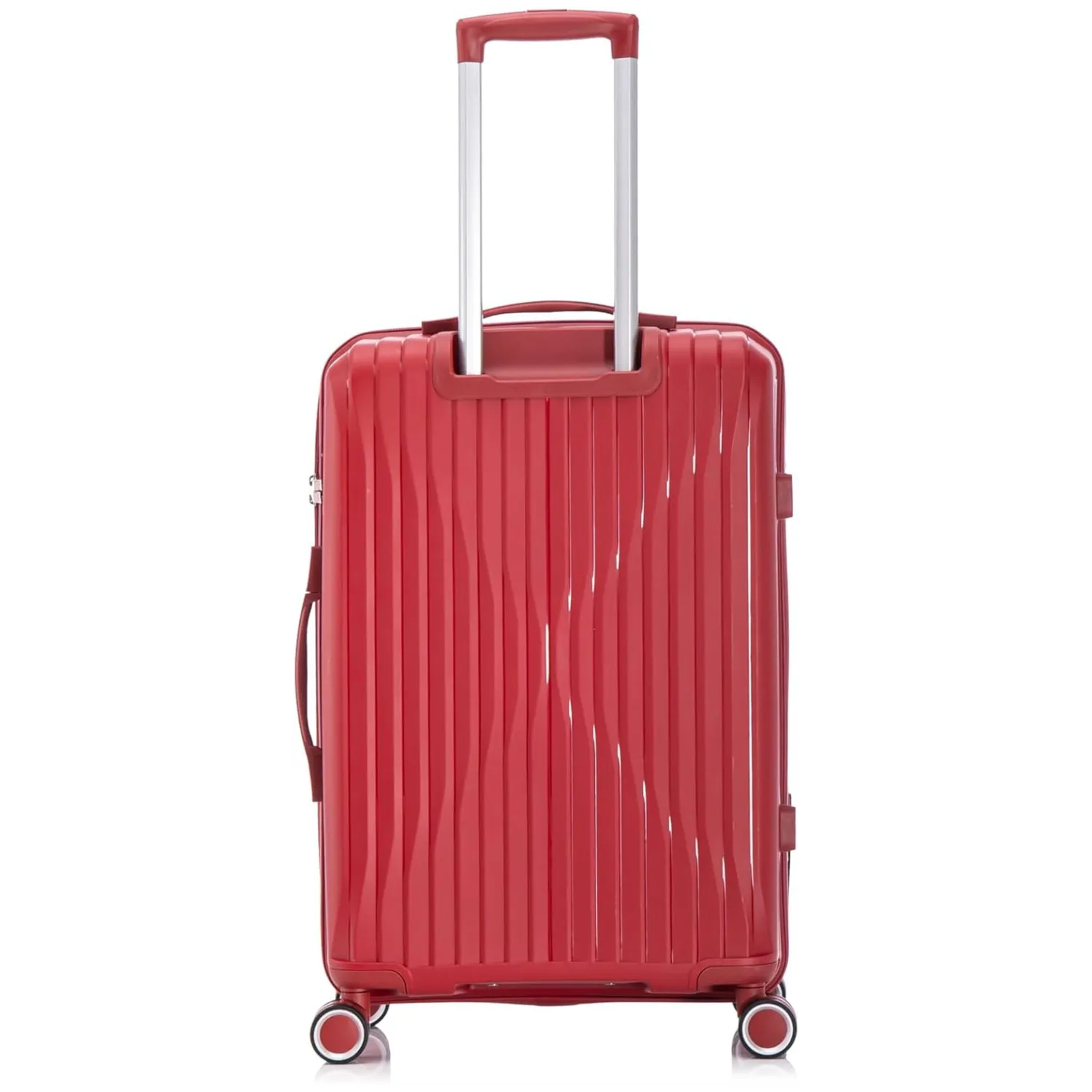 CELIMS SkyCruiser set 3 valigie rosso polipropilene