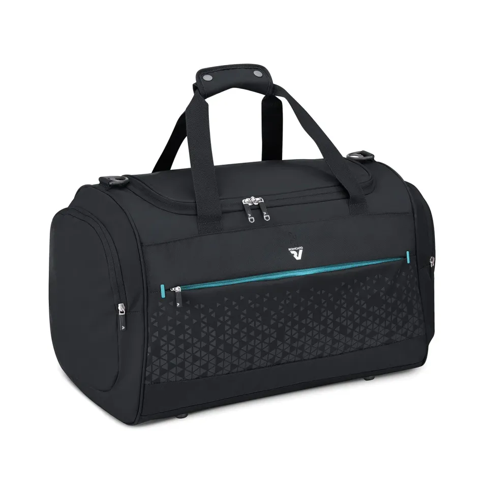 Roncato Crosslite borsone 55x36x30 nero 60L organizer