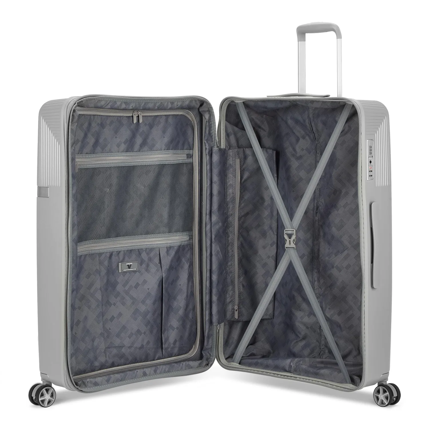 Roncato Airglam Trolley Grande 77 cm Grigio Perla