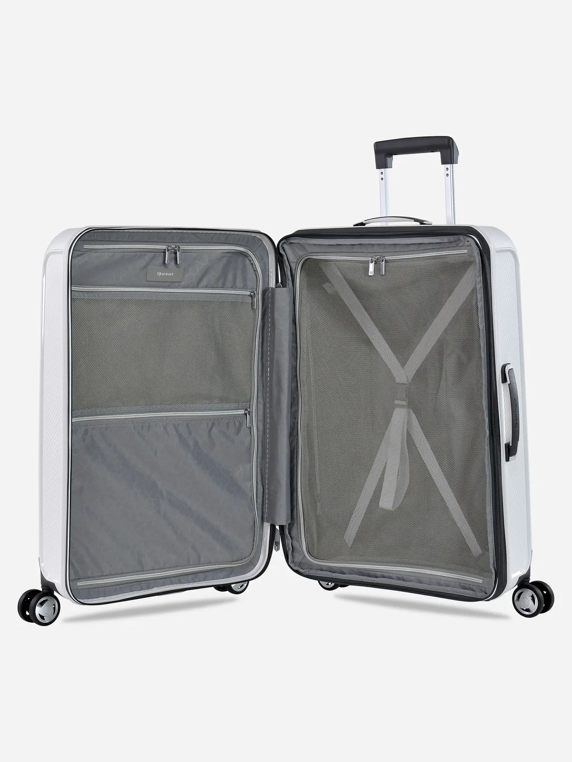 Eminent Aegis Trolley Medio Espandibile Bianco Rigido