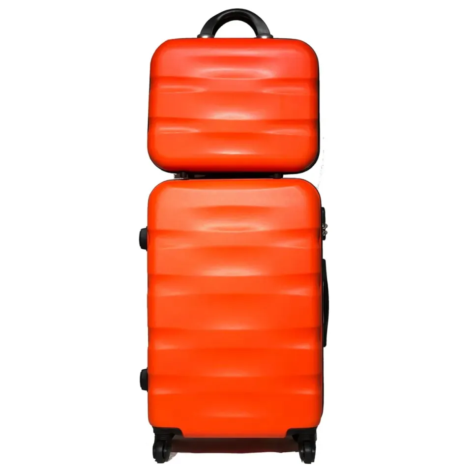 CELIMS AeroWave L Valigia Stiva 65 cm Arancione con Beauty