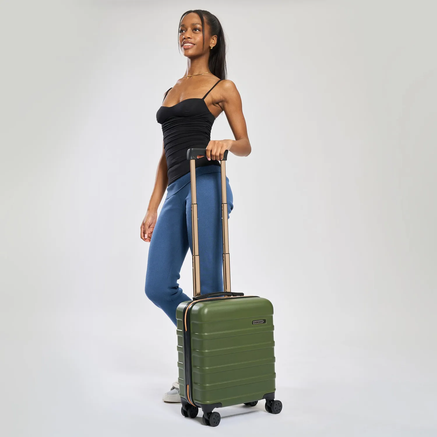 Cabin Max Anode 30L valigia cabina 45x36x20 Inca Green rigida