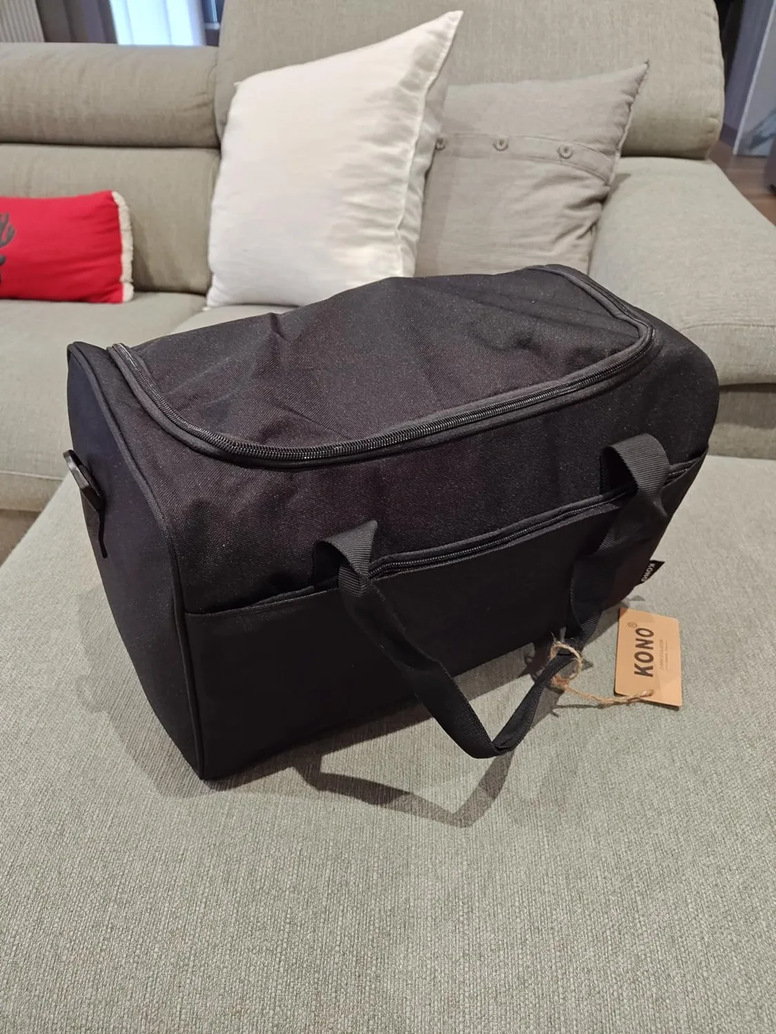 Kono Bagaglio a Mano 40x20x25 cm Borsa Grigia 20L
