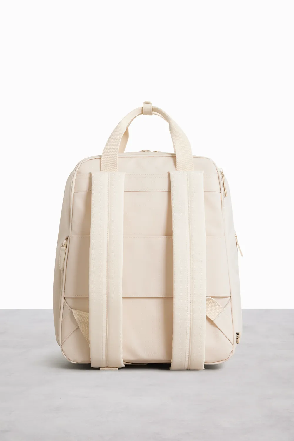 Beis Expandable Backpack zaino beige estensibile