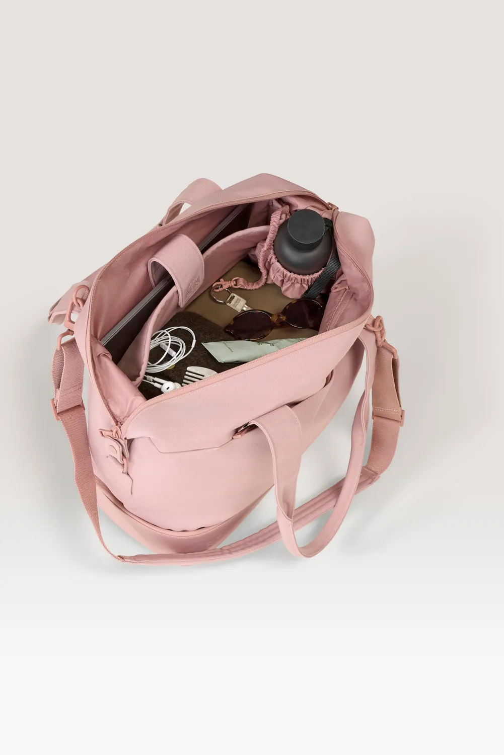 Beis The Mini Weekender borsone Atlas Pink tela
