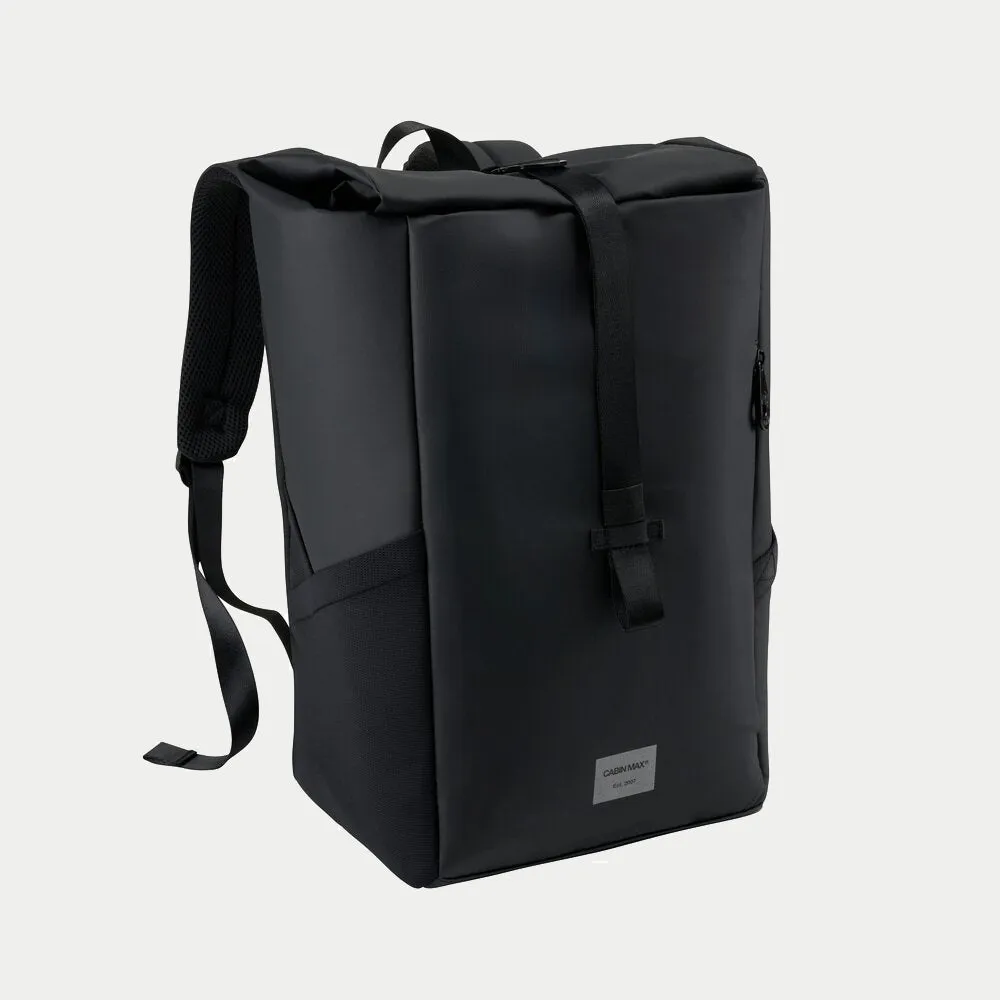Cabin Max Iseo zaino rolltop 40x20x25 20L RPET Nero antipioggia