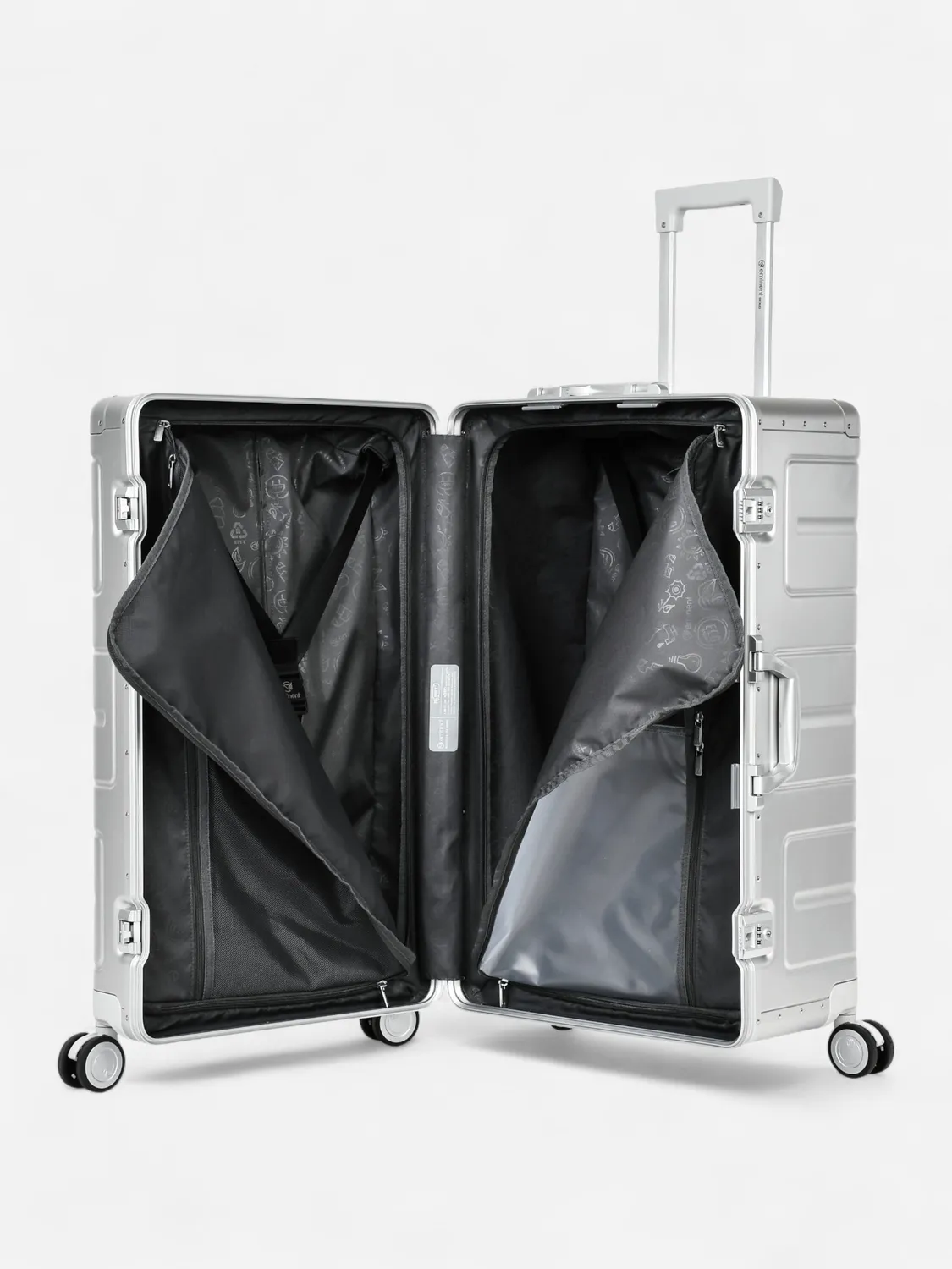 Eminent Athens Trunk valigia alluminio con TSA