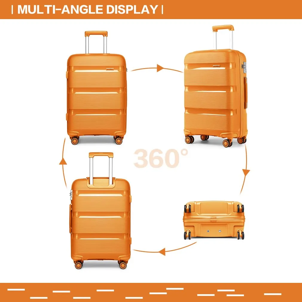 Kono valigia media 65cm rigida arancione 66l
