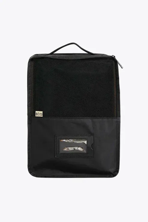 Beis The Packing Cubes organizer valigia nero set 6 pezzi nylon