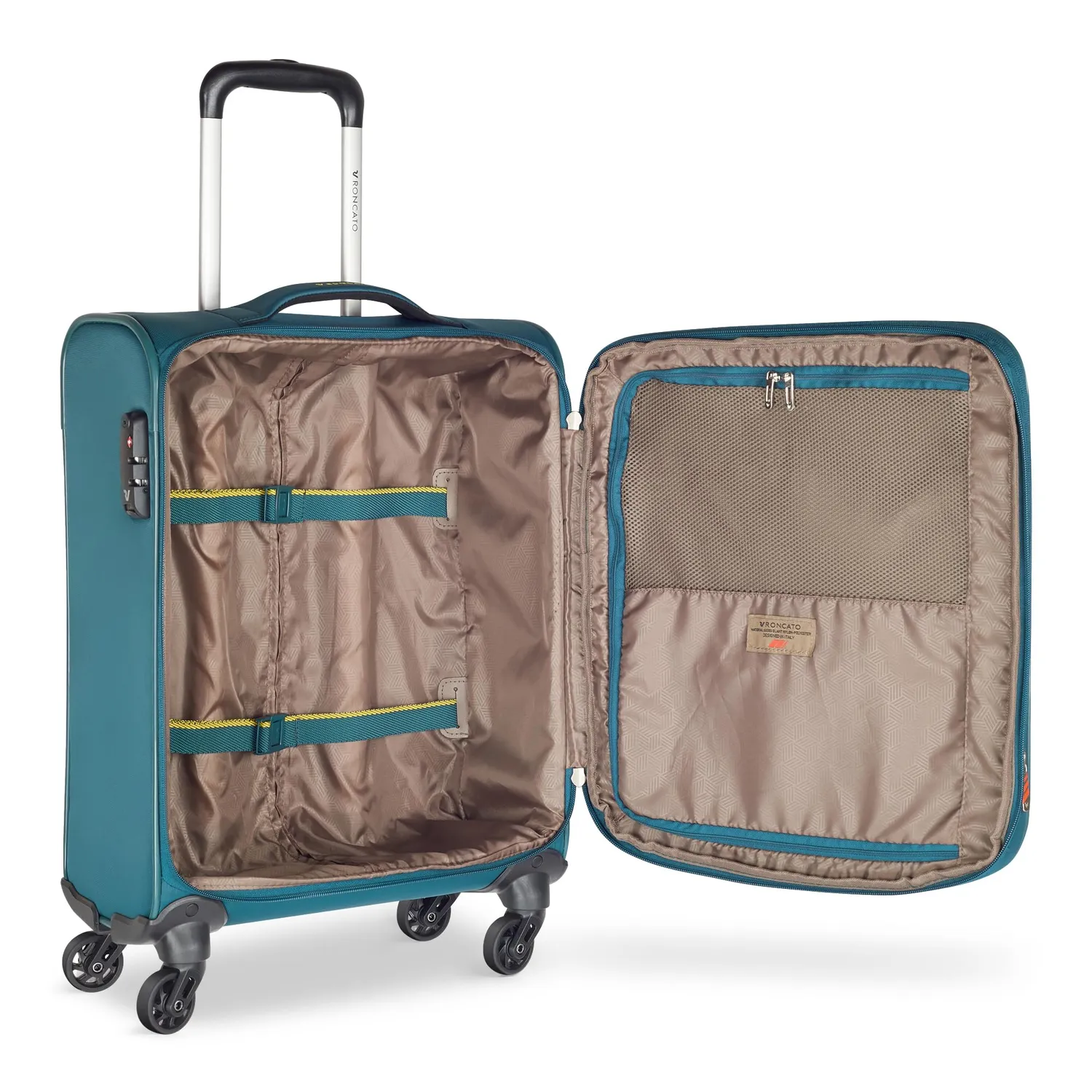 Roncato Speed trolley cabina 55 cm verde bottiglia espandibile