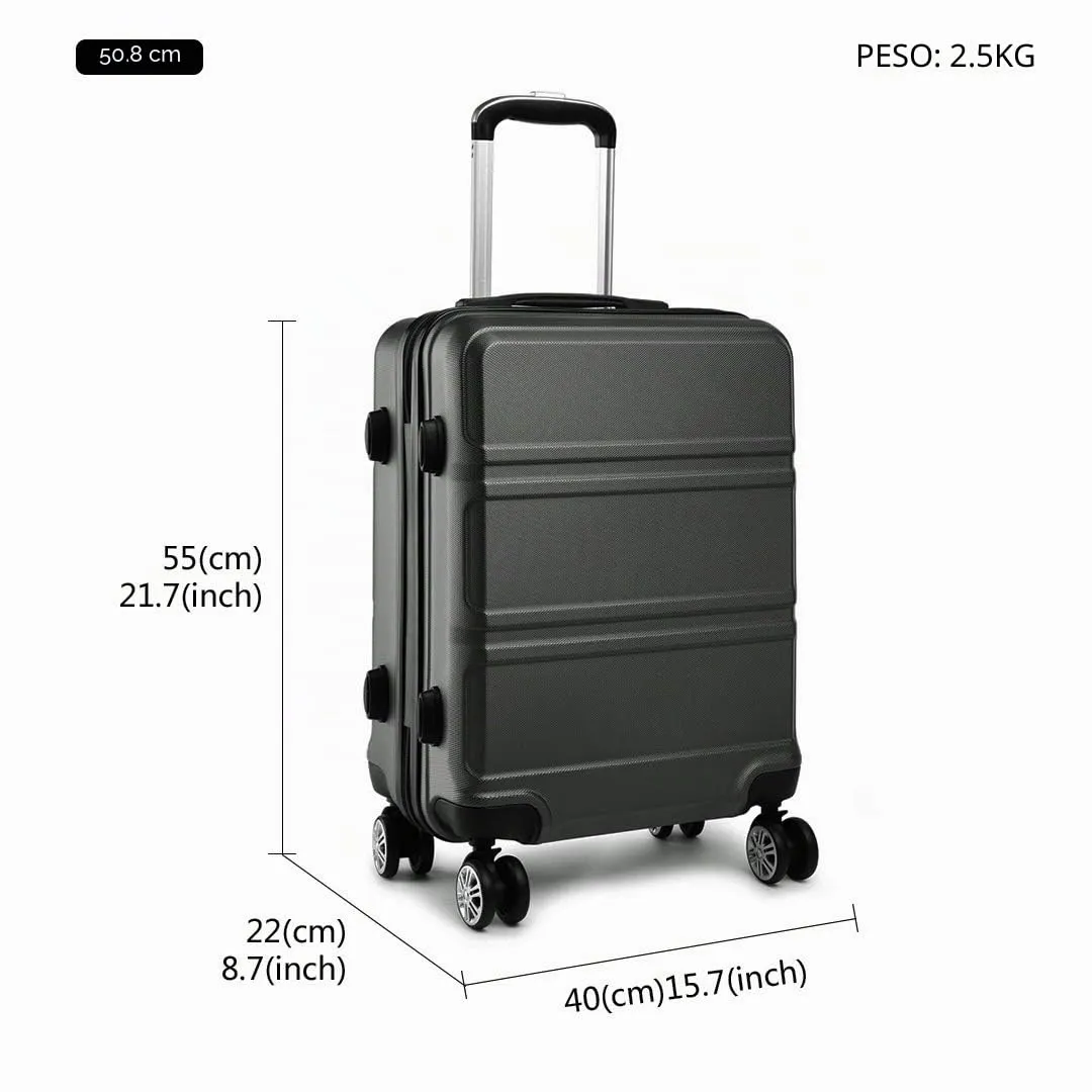 Kono 20 24 28 Set Valigie Rigide Grigio ABS