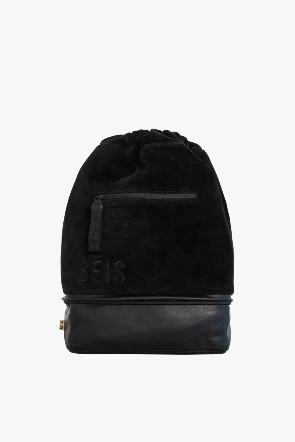 Beis Terry Backpack Cooler zaino frigo nero spugna