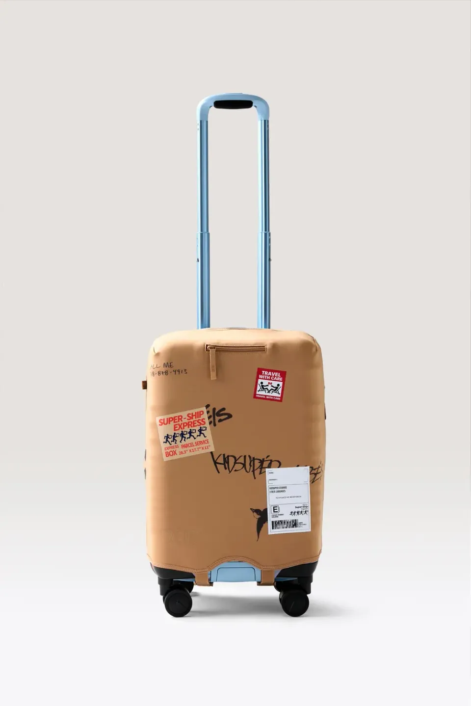 Beis Hybrid Carry-On Cover custodia trolley cargo graffiti