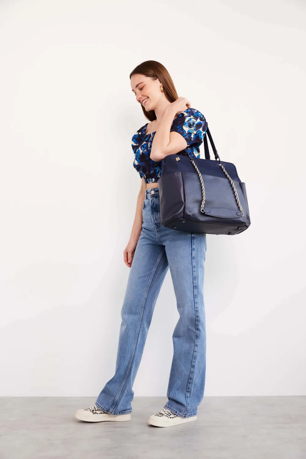 Beis The Diaper Bag borsa fasciatoio navy 4 tracolle