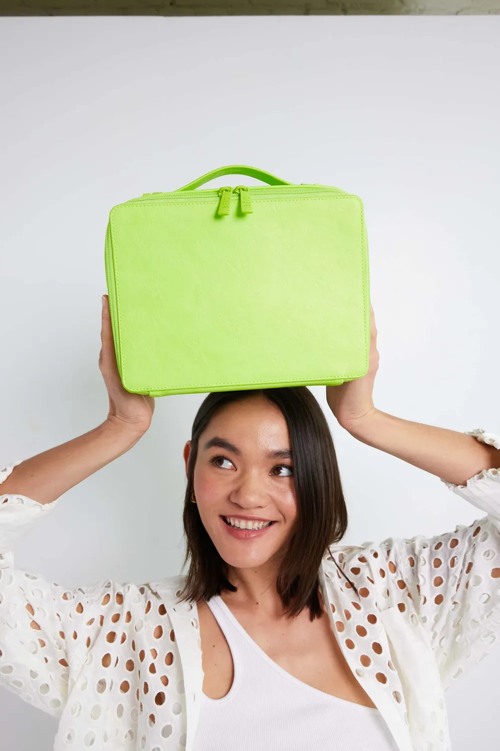 Beis The Cosmetic Case beauty case citron impermeabile