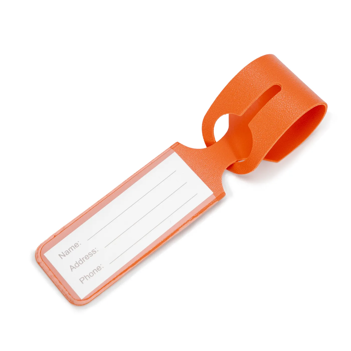 CELIMS etichetta valigia porta nome bagaglio orange resistente