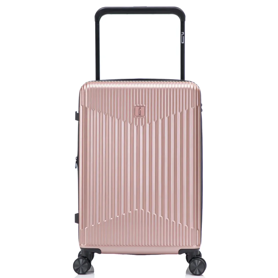 CELIMS Wide Trolley Valigia Stiva 65cm ABS Rosa Estensibile