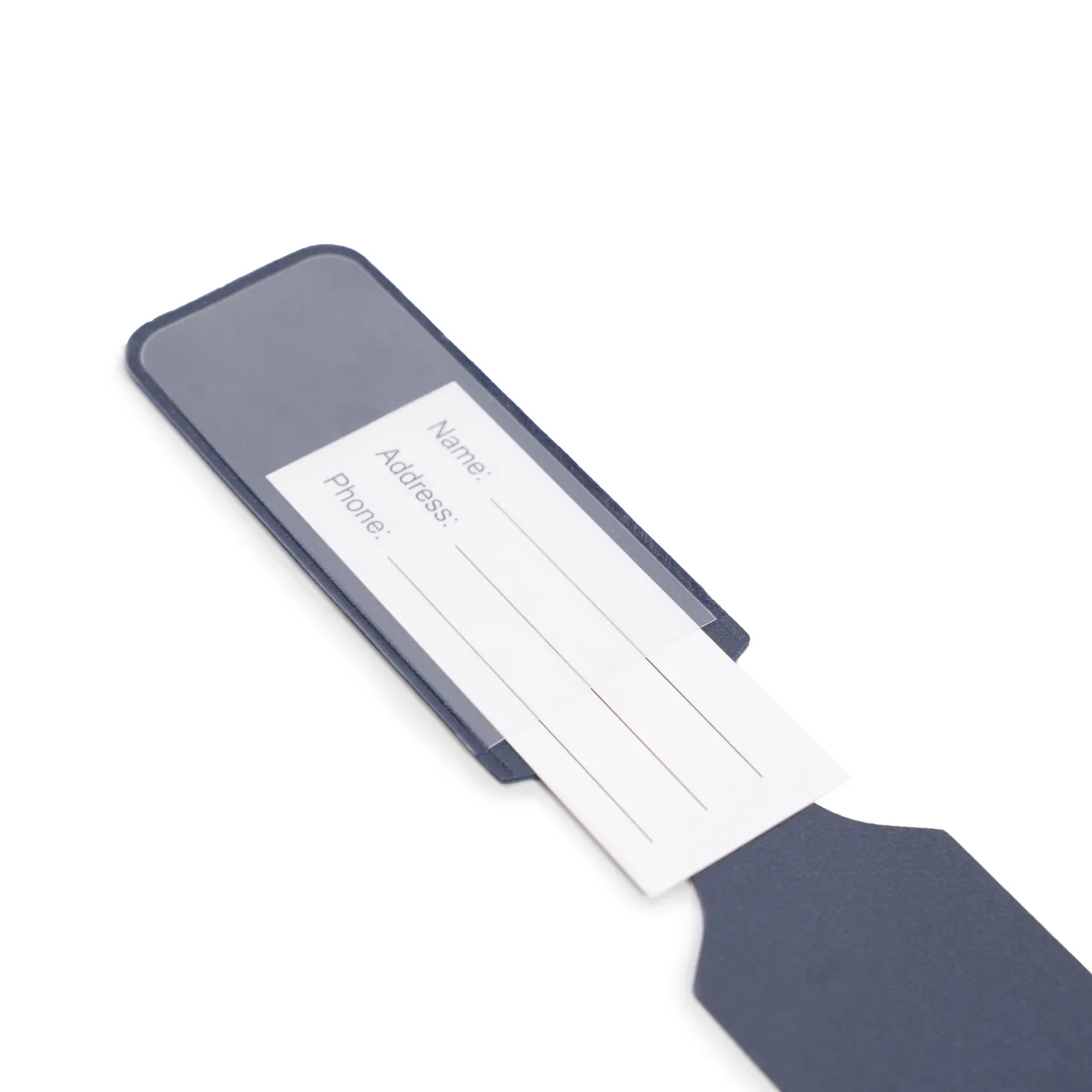 CELIMS etichetta valigia porta nome blu navy resistente