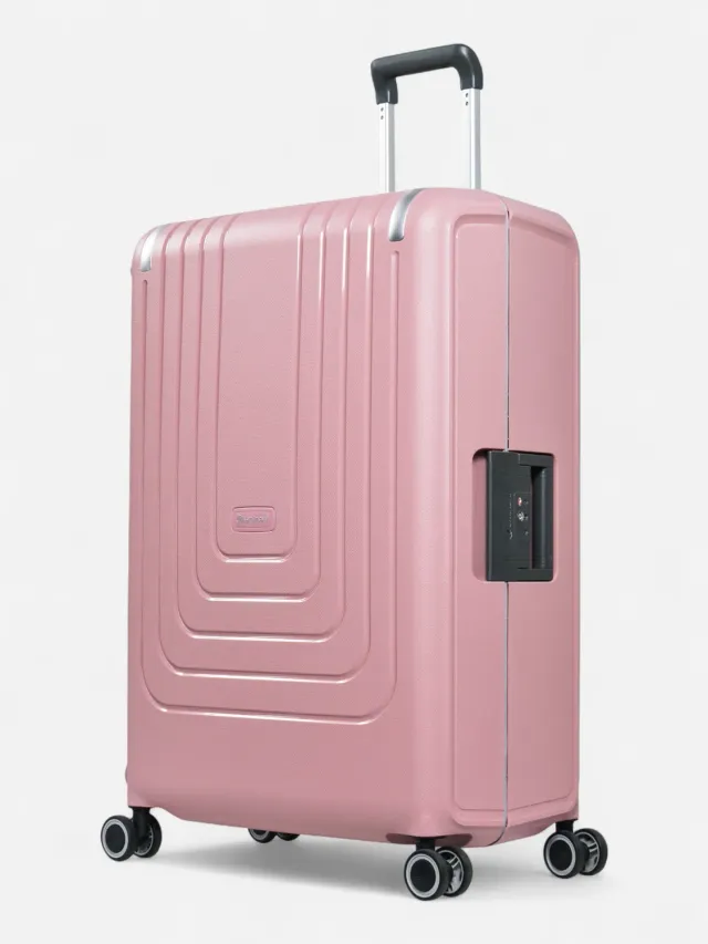 Eminent Vertica Grande valigia rosa rigida