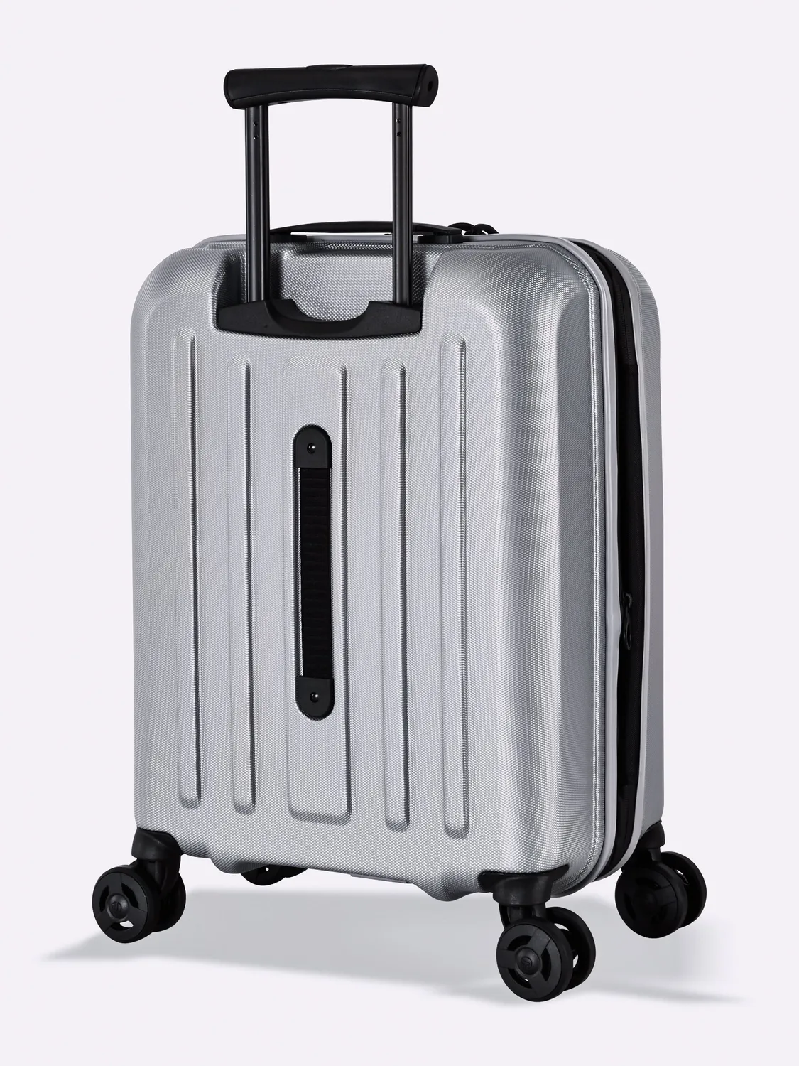 Eminent Kapstadt Premium Edition valigia rigida argento tasca frontale