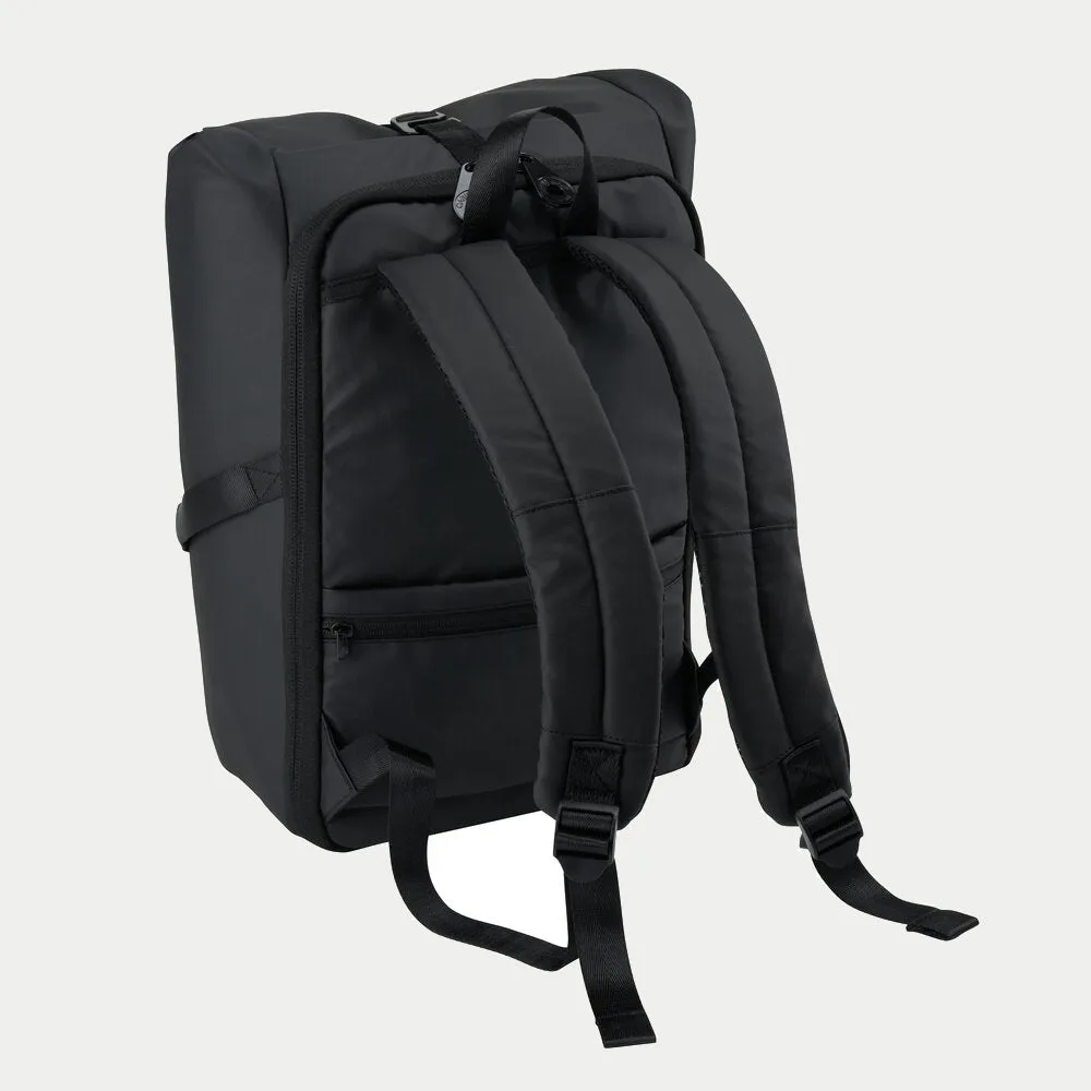 Cabin Max Iseo zaino rolltop 40x20x25 20L RPET Nero antipioggia