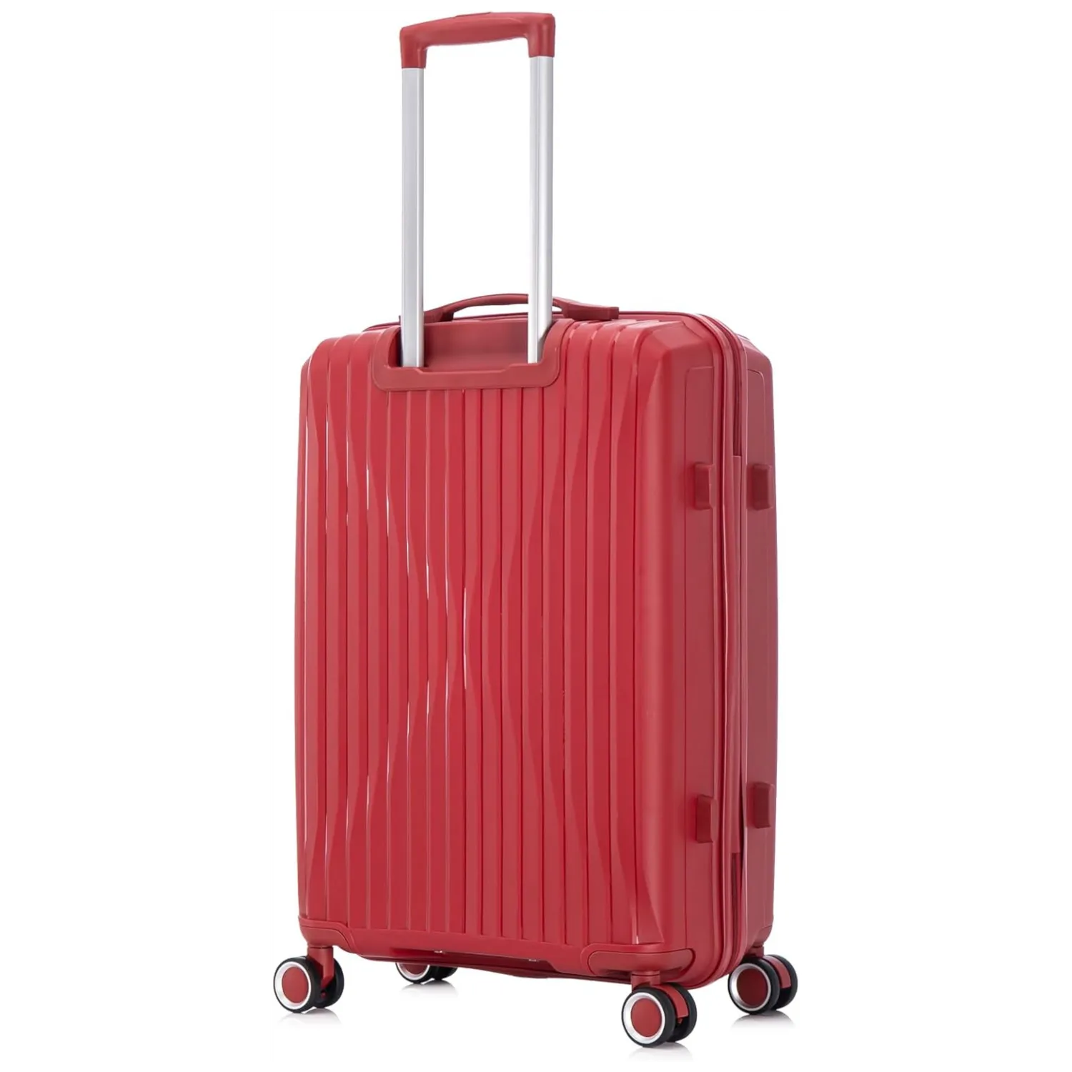 CELIMS SkyCruiser set 3 valigie rosso polipropilene