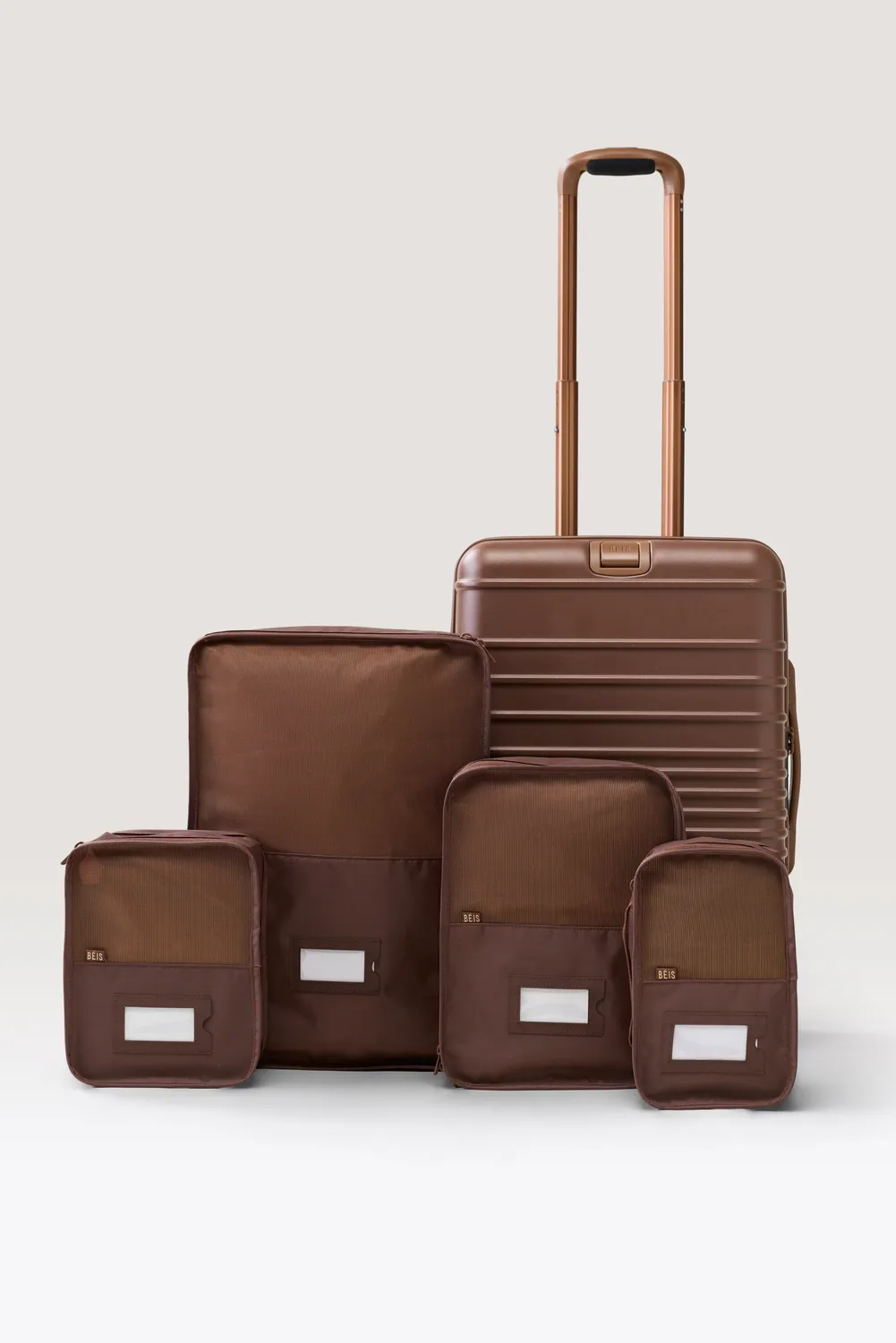 Beis The Packing Cube Set 4 pezzi organizer Maple