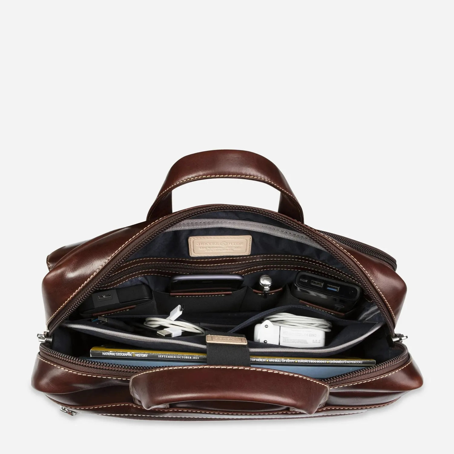 Jekyll Hide Montana Briefcase Cartella Pelle Colt 15 Pollici