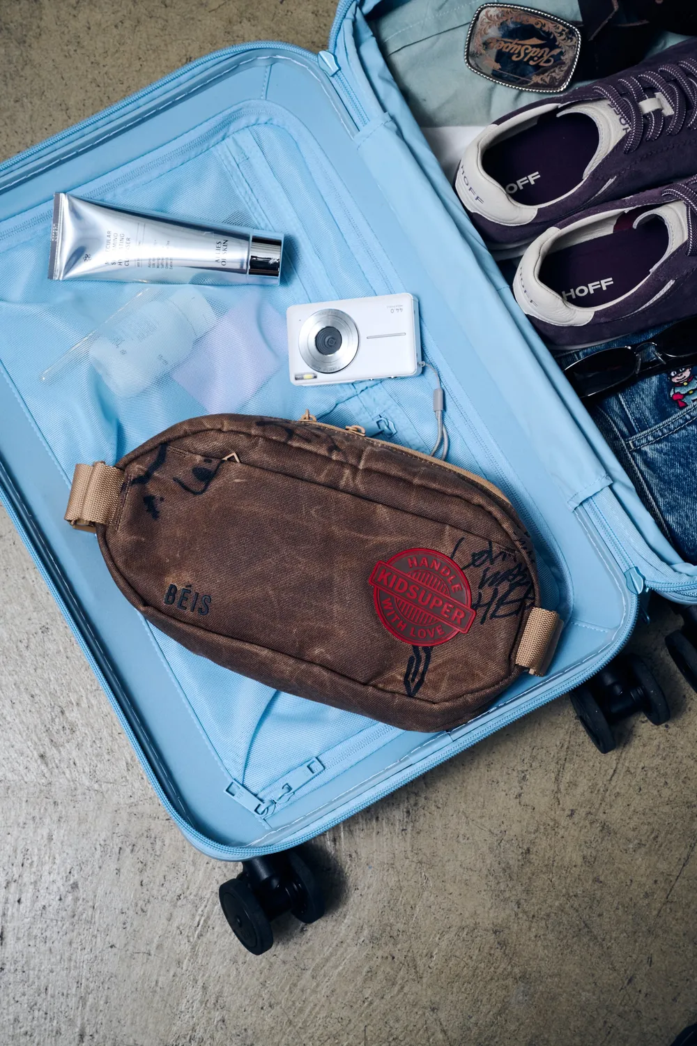 Beis KidSuper Pro Travel Crossbody Cargo Graffiti