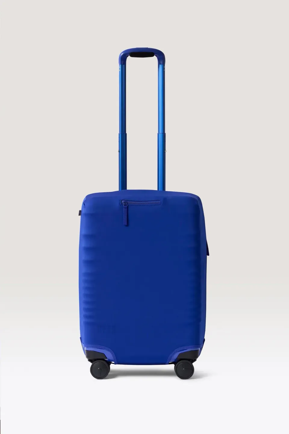 Beis Carry-On copertura valigia blu cobalto lavabile