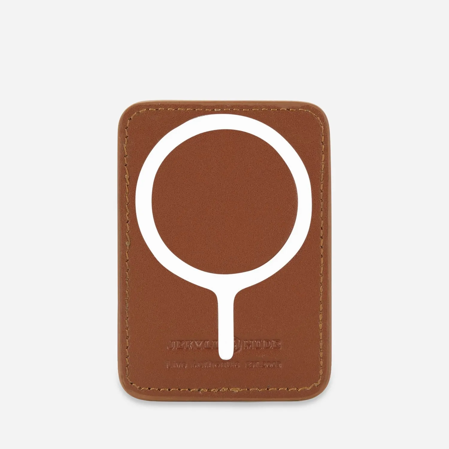 Jekyll & Hide MagSafe porta carte pelle clay