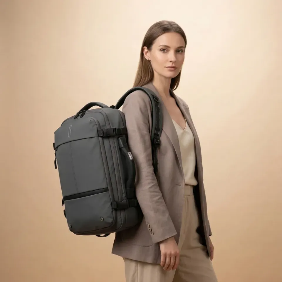 Celims V2 zaino comprimibile 36L sottovuoto scomparto PC
