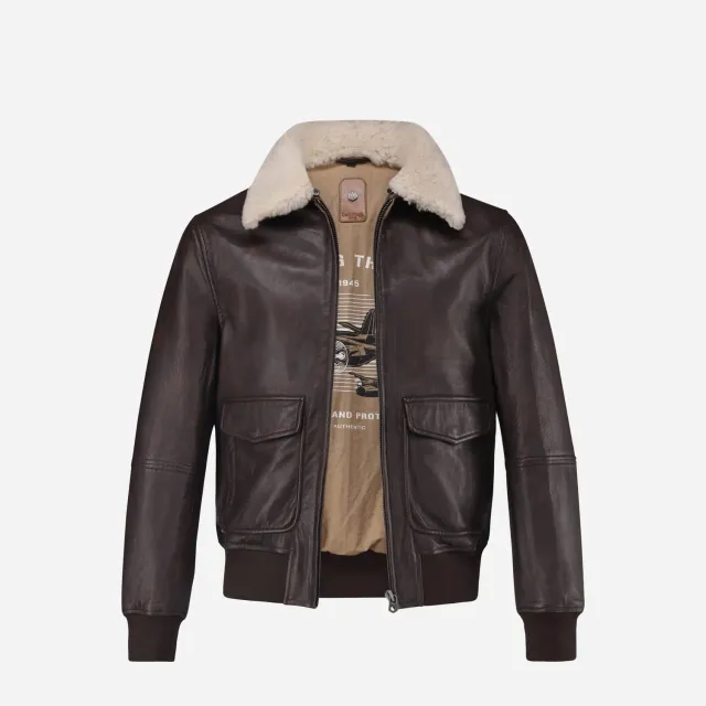 Jekyll Hide Harry giacca pelle uomo nero
