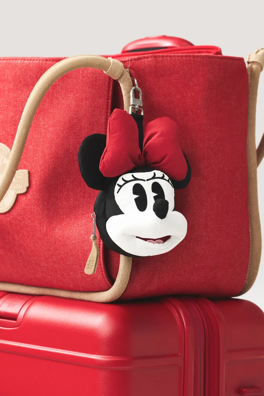 Beis Minnie Mouse pochette charm nera portatutto