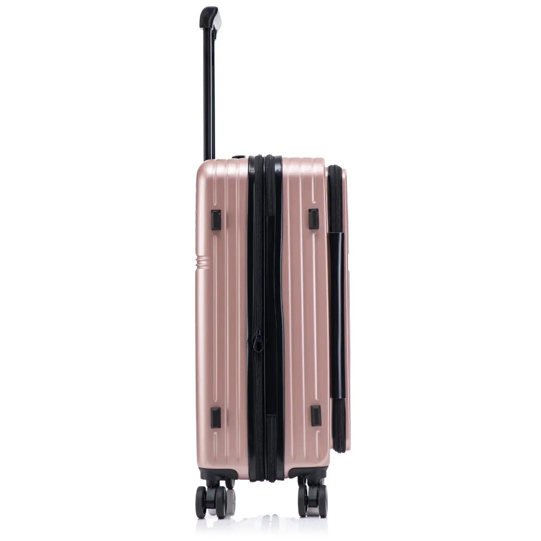 CELIMS Premium 58 cm valigia cabina apertura frontale Rose estensibile