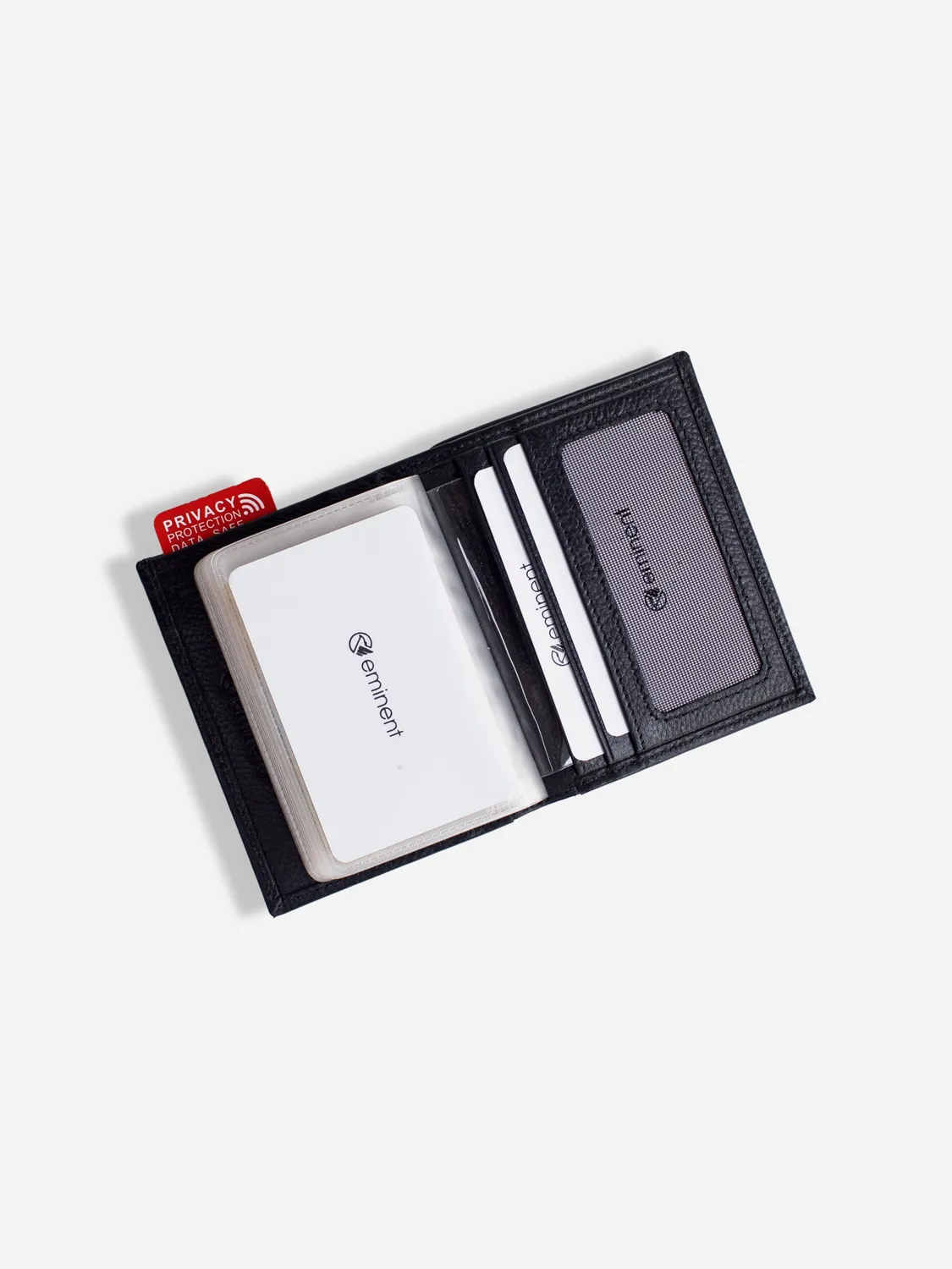 Eminent Knightsbridge portacarte pelle nero RFID 14 carte
