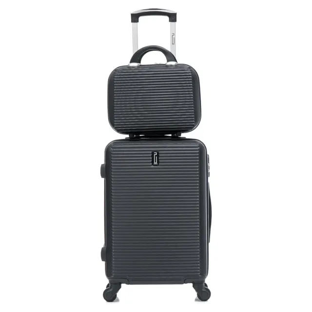 CELIMS Weekend S set valigia cabina 55 cm nera + beauty case