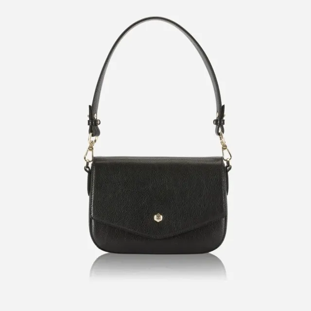 Jekyll & Hide Paris Saddle borsa tracolla nera pelle RFID