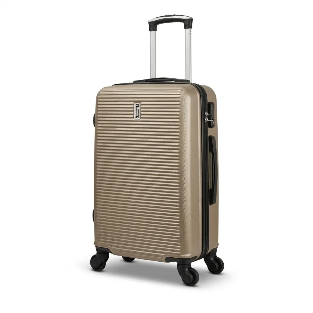 CELIMS Set 2 Valigie ABS 55cm+65cm Cabina Stiva