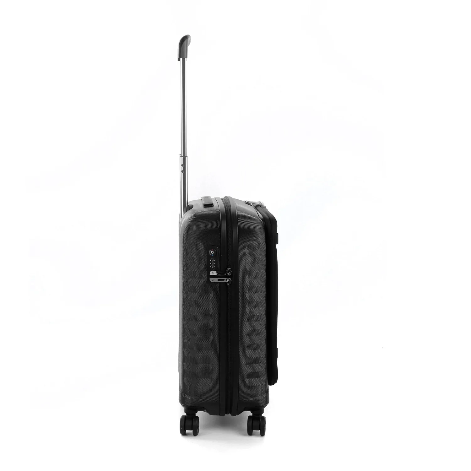 Roncato Double Trolley Bagaglio a Mano Nero Espandibile 55 cm