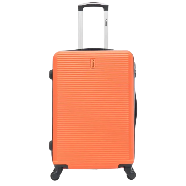 CELIMS Valigia Stiva ABS L 65 cm Arancione rigida