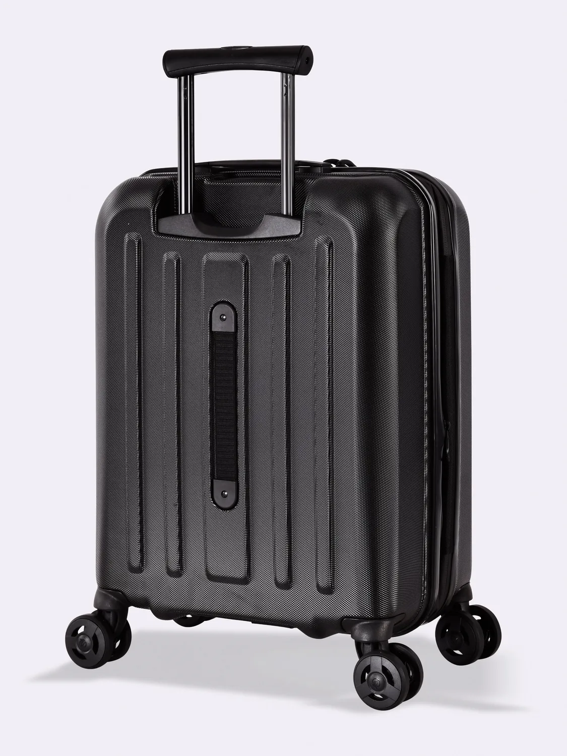 Eminent Kapstadt Premium Edition valigia rigida nero tasca frontale