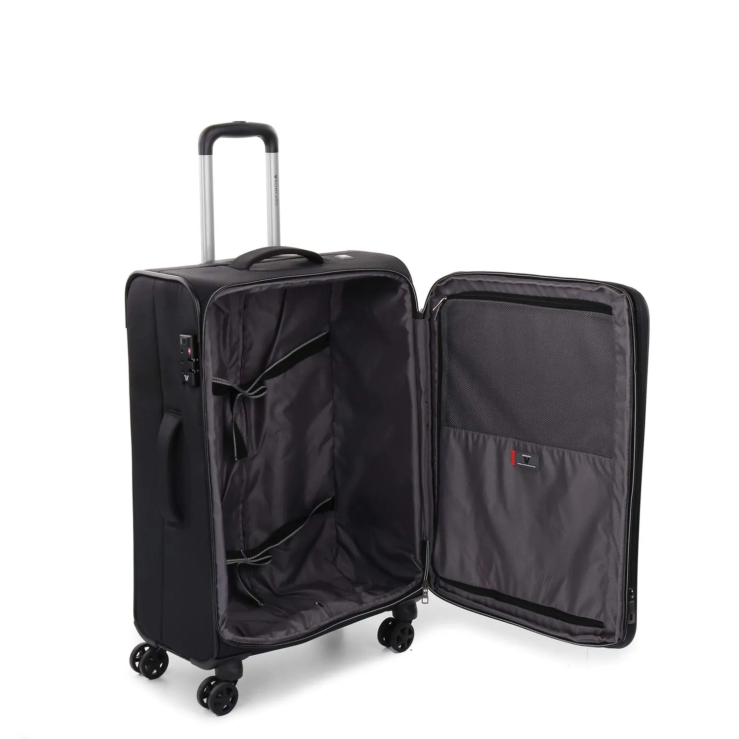 Roncato Evolution trolley medio espandibile nero 4 ruote TSA