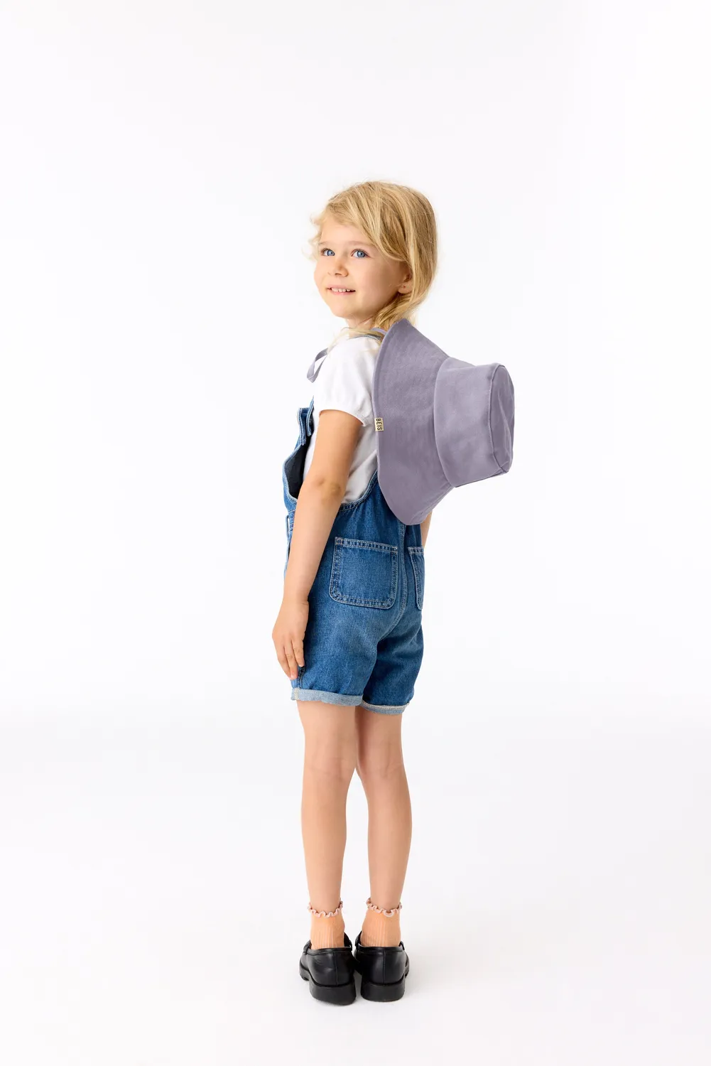 Beis Kids Wide Brim cappello sole bimbi lavanda
