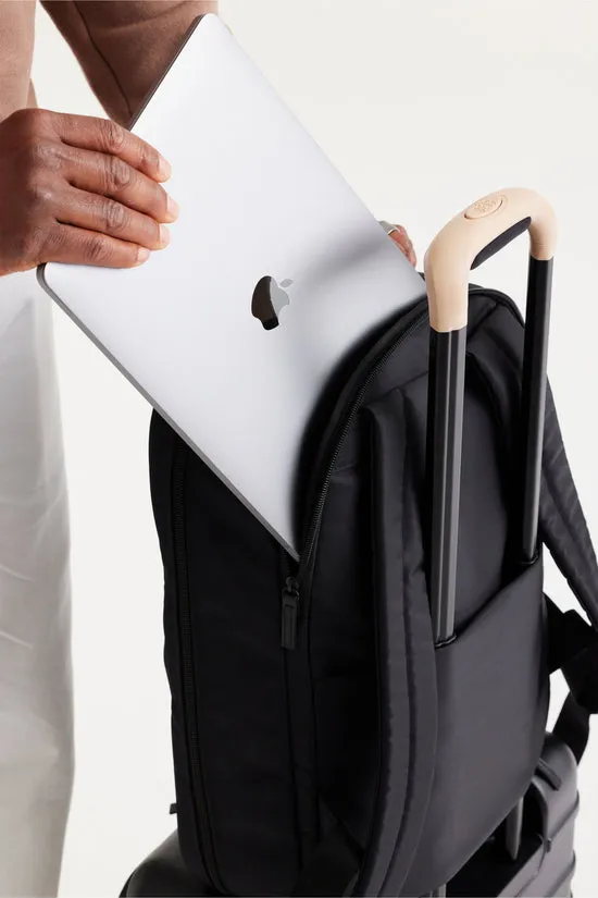 Beis Commuter zaino lavoro nero da cabina con tasca PC