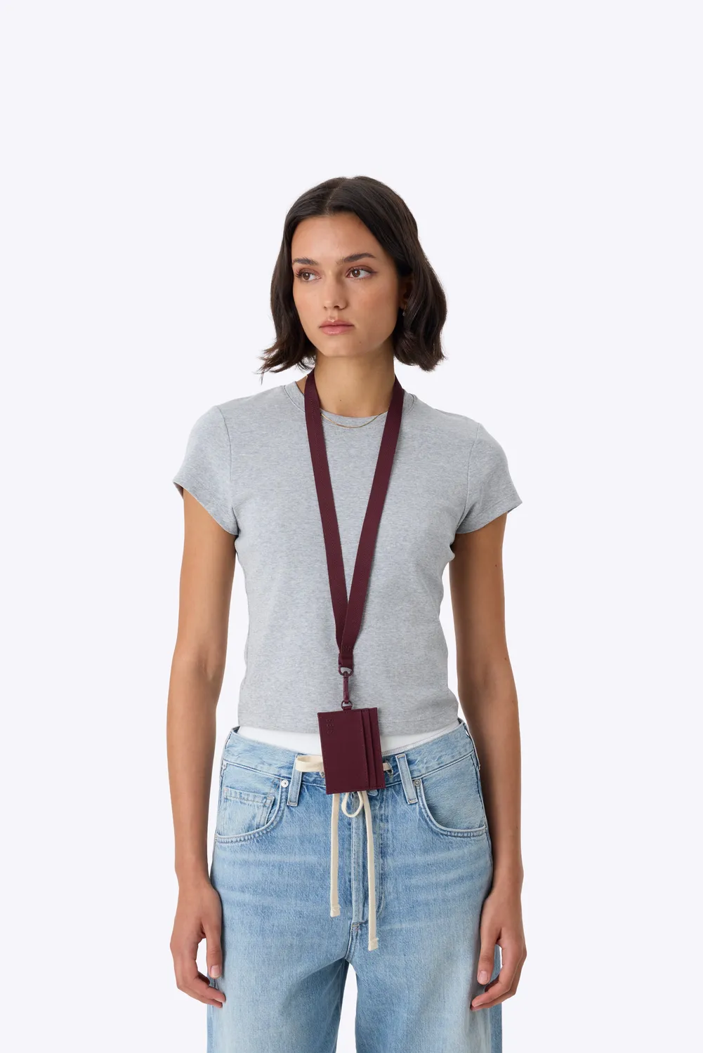 Beis ID Card Holder porta carte Burgundy
