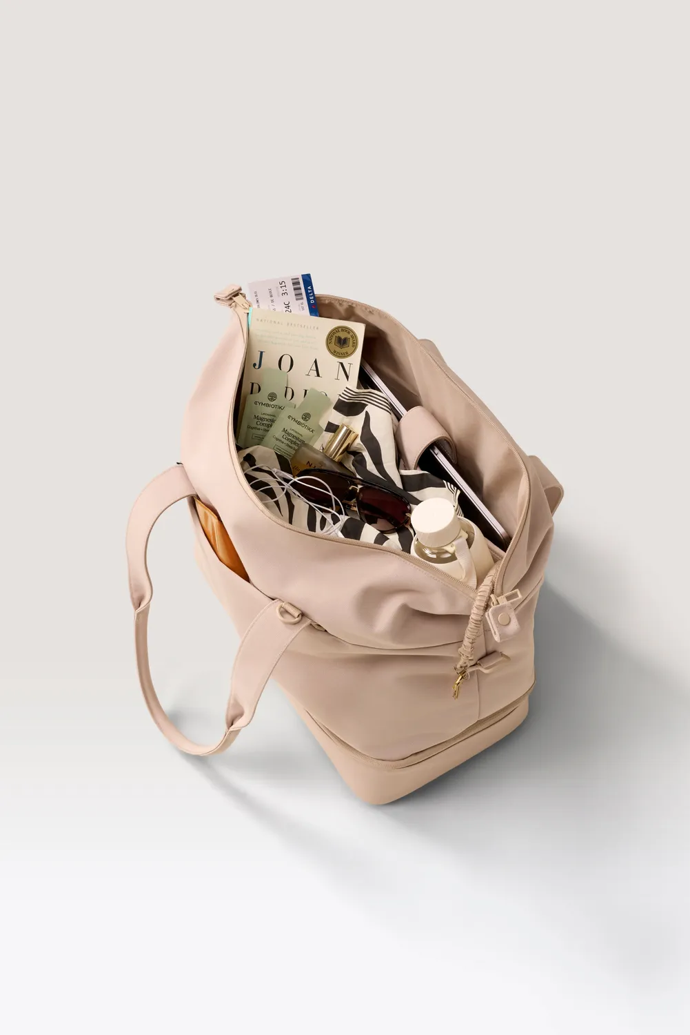 Beis The Weekender borsone beige chiaro tela