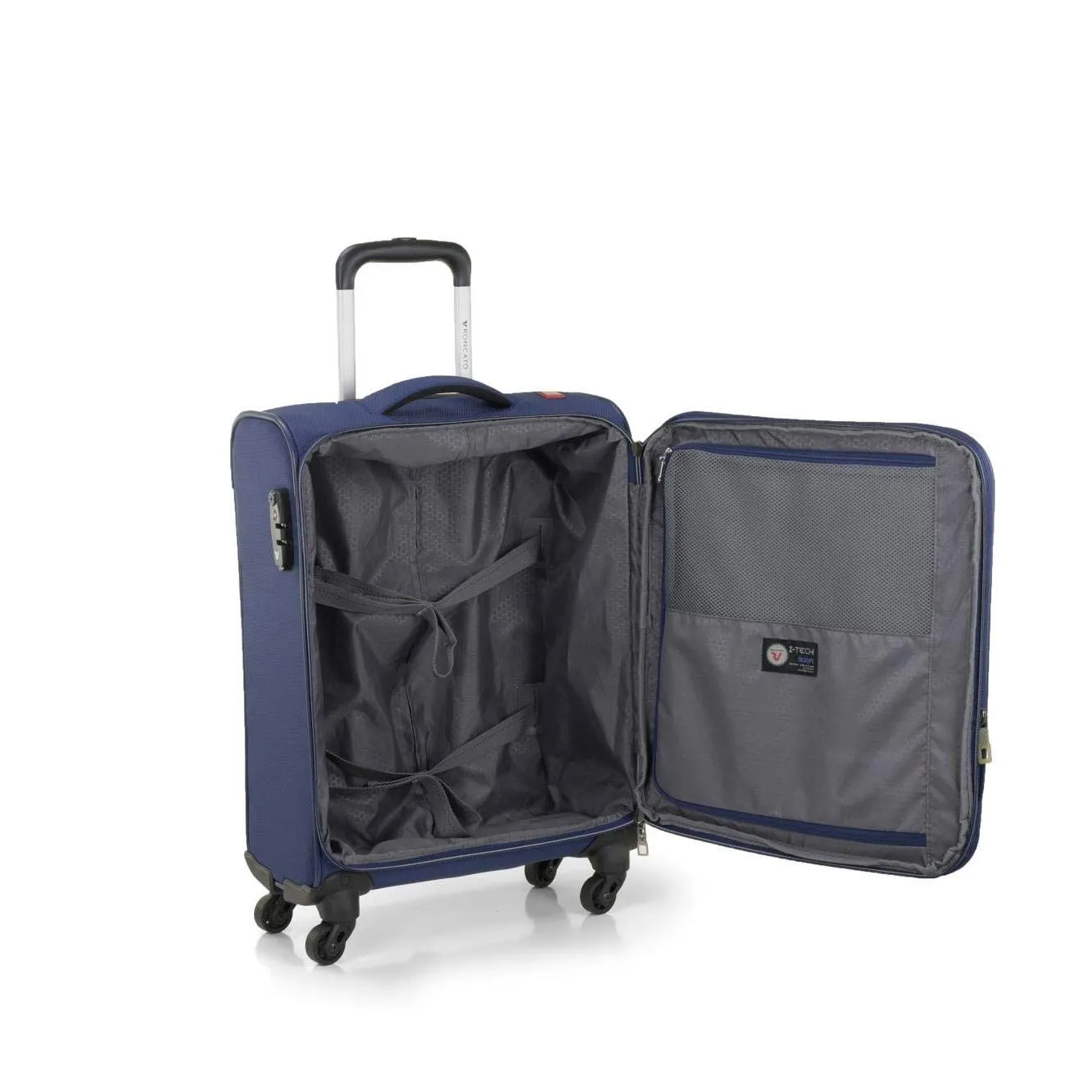 Roncato Ironik trolley cabina blu notte espandibile