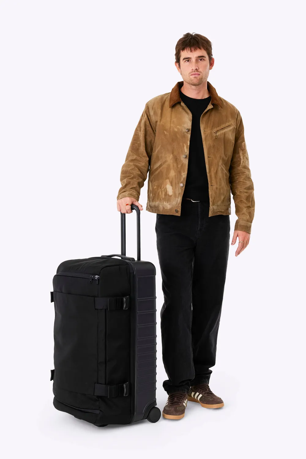 Beis Pro Rolling Duffle Borsone con Ruote Nero Ibrido