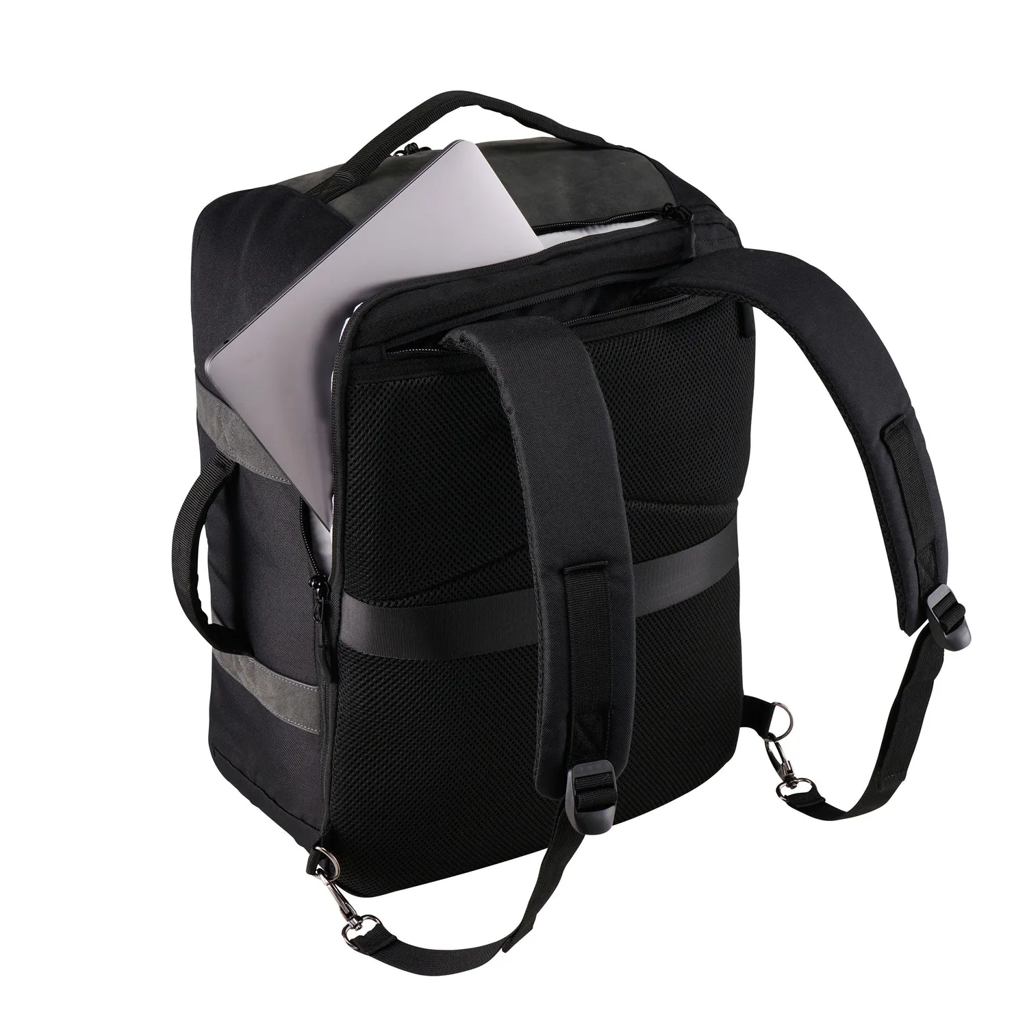 Cabin Max Lyon Manhattan 30L zaino 45x36x20 Black RPET easyJet